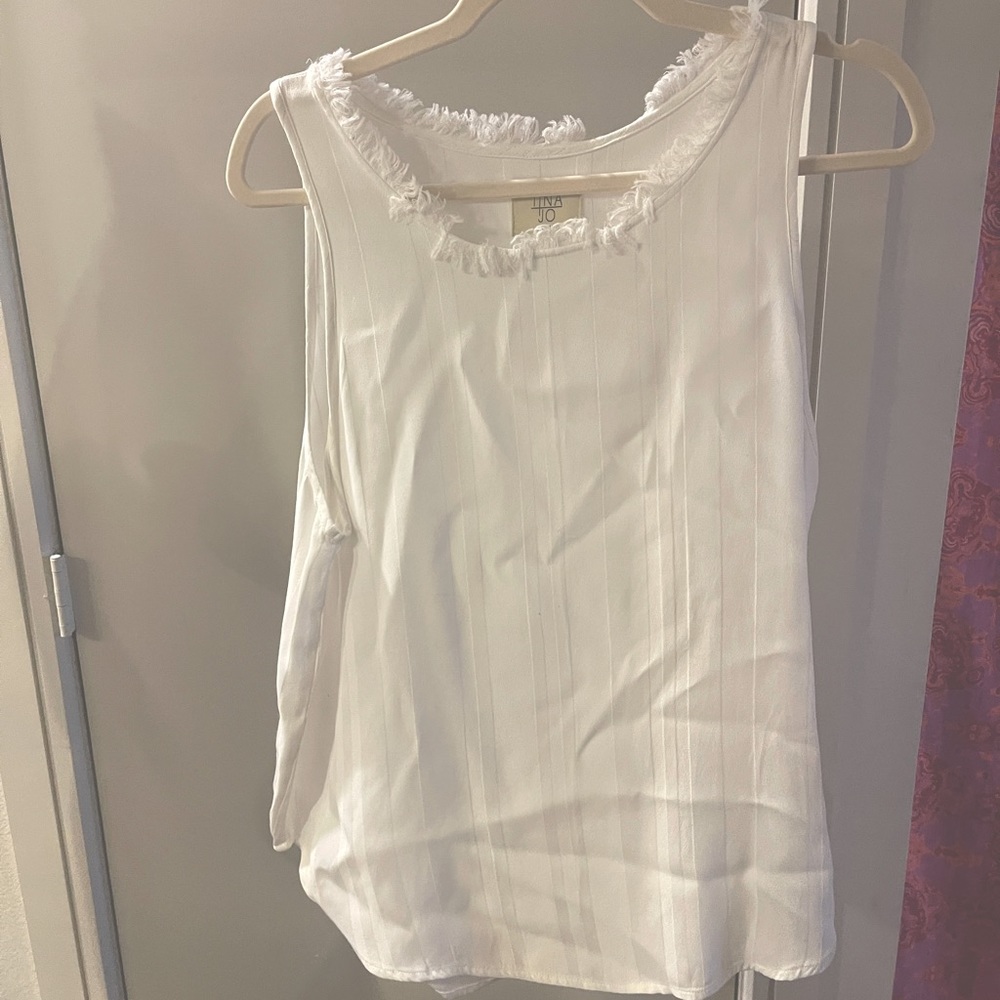 Tina + Jo White Tank - image 1